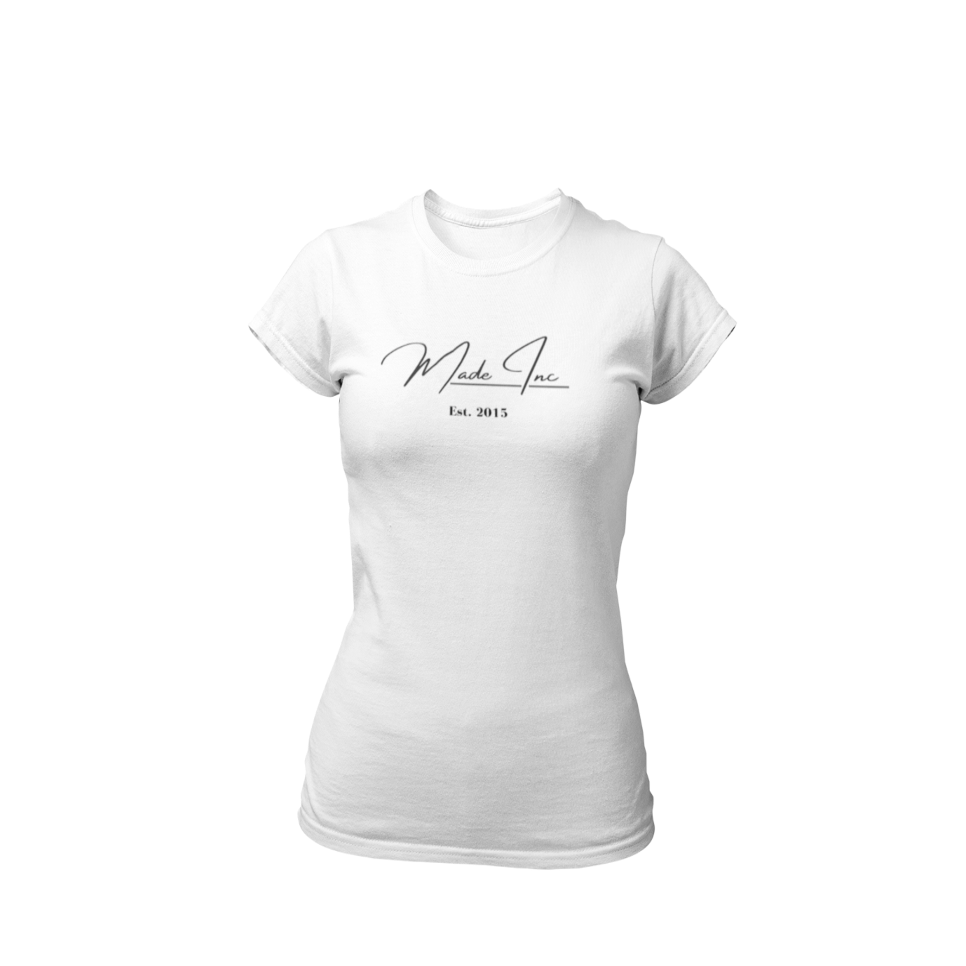 Image of Made Inc's Signature Tee, a flagship shirt boasting unparalleled comfort and timeless design. Elevate your look with luxury and sophistication.