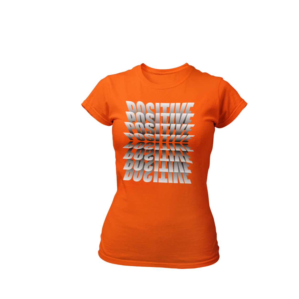 Rust Orange positive t-shirt by Made Inc