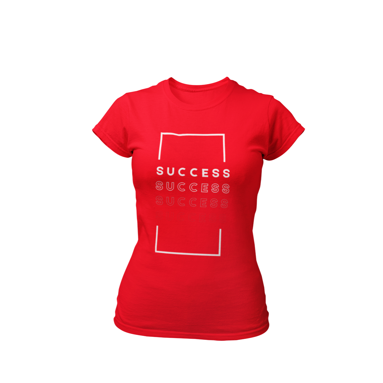 Red Women's Layered Success Shirt by Made Inc 
